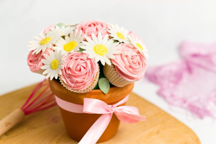 cupcake come renderli un mazzo di fiori