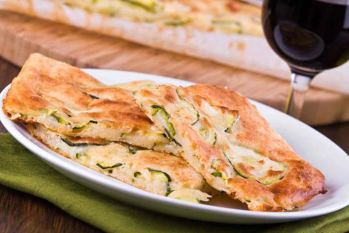 focaccia veloce zucchine