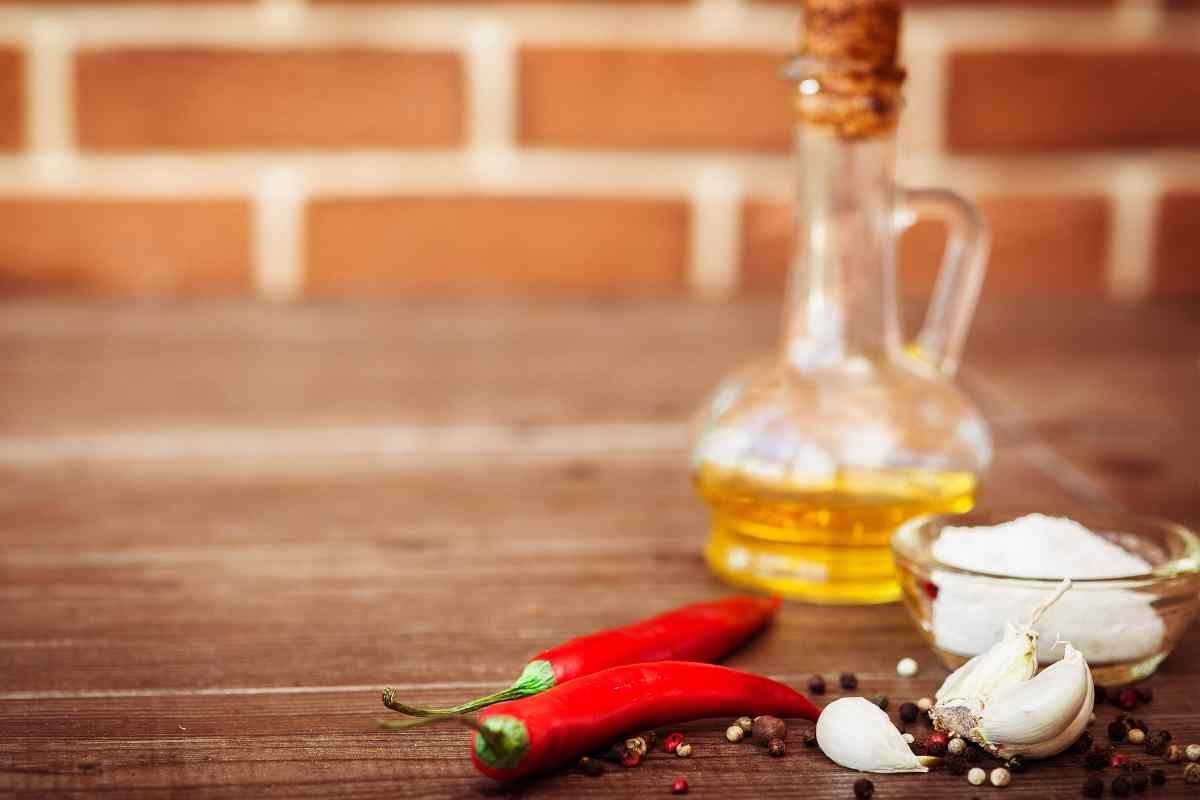 ricetta olio al peperoncino 